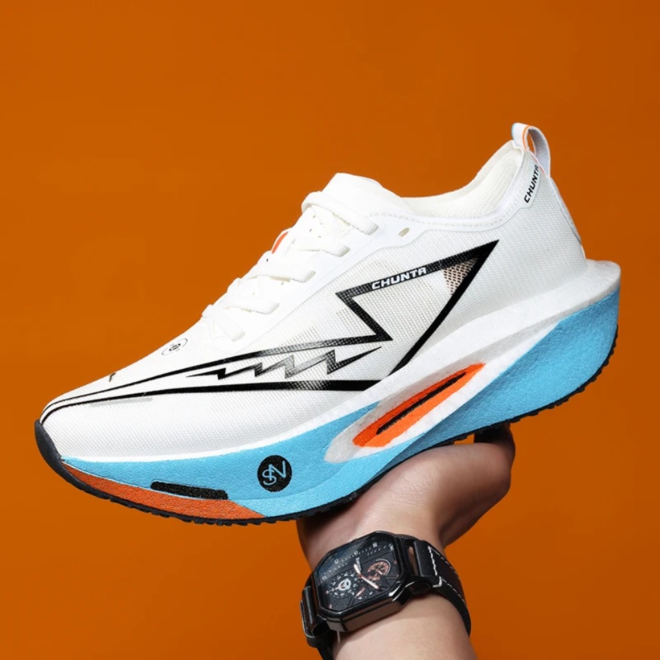 Running Shoe Carbon - รองเท้าวิ่งพิเศษ แผ่นคาร์บอน สำหรับมาราธอน ผู้ชาย ผู้หญิง ระบายอากาศได้ดี