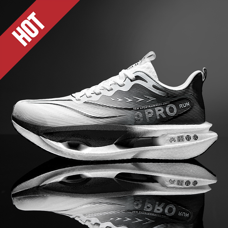 Running Shoe Carbon - รองเท้าวิ่ง คาร์บอนบอร์ด รองเท้าวิ่งมาราธอนแบบพิเศษ สำหรับผู้ชาย ระบายอากาศได้ดี น้ำหนักเบา