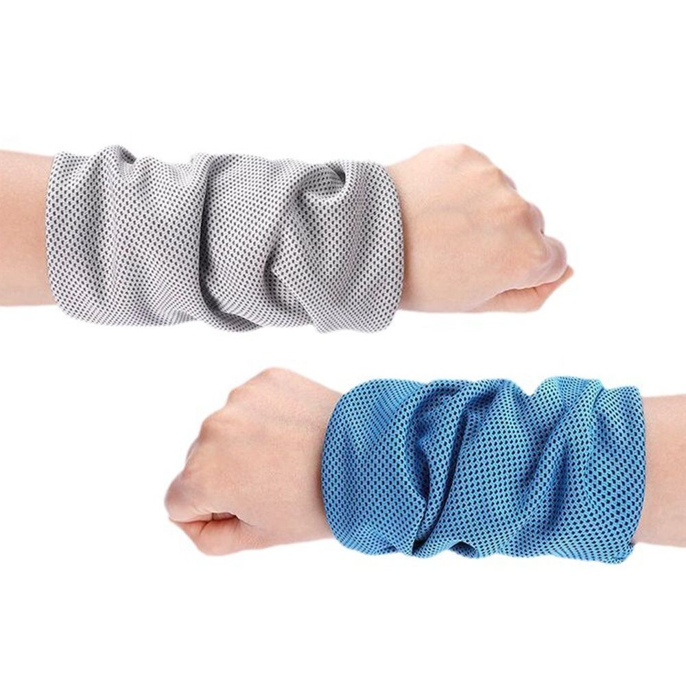 Sweat Band Wrist - ผ้าเช็ดเหงื่อข้อมือสำหรับกีฬา ทำจากเส้นใยโพลีเอสเตอร์ ดูดซับเหงื่อ แห้งเร็ว ผ้าเย็น สำหรับฟิตเนส