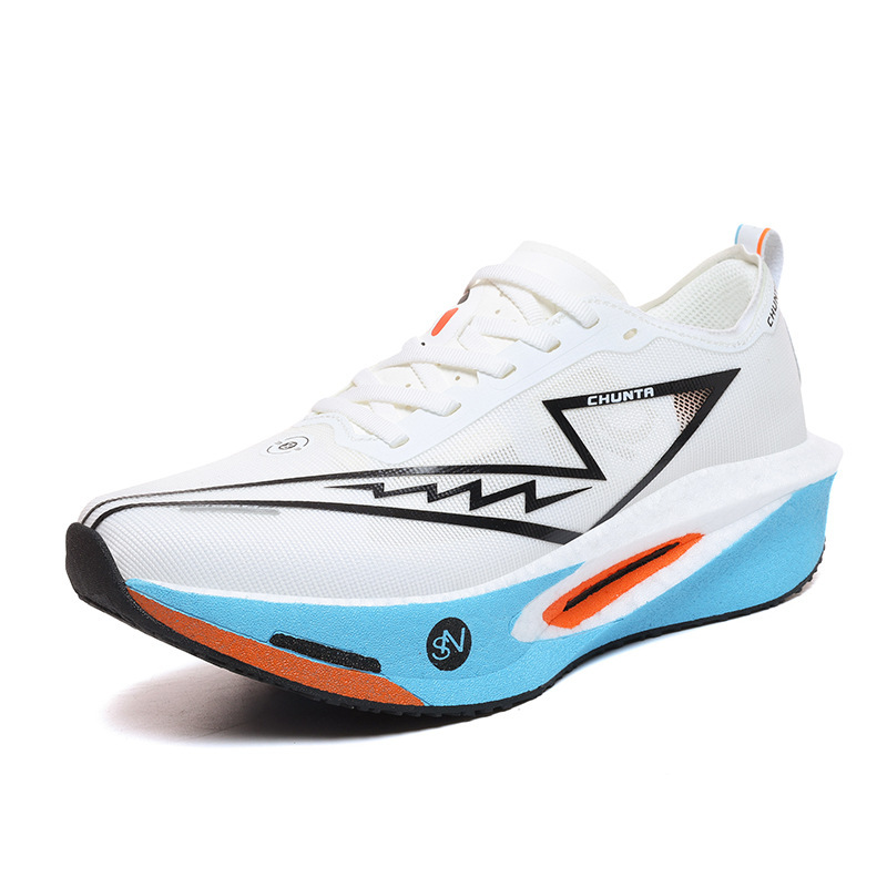 Running Shoe Carbon - รองเท้าวิ่งมาราธอนสำหรับผู้ชาย พื้นคาร์บอน รองเท้ากีฬาเฉพาะทาง ระบายอากาศได้ดี น้ำหนักเบา รองเท้าผ้าใบกีฬาสำหรับผู้หญิง