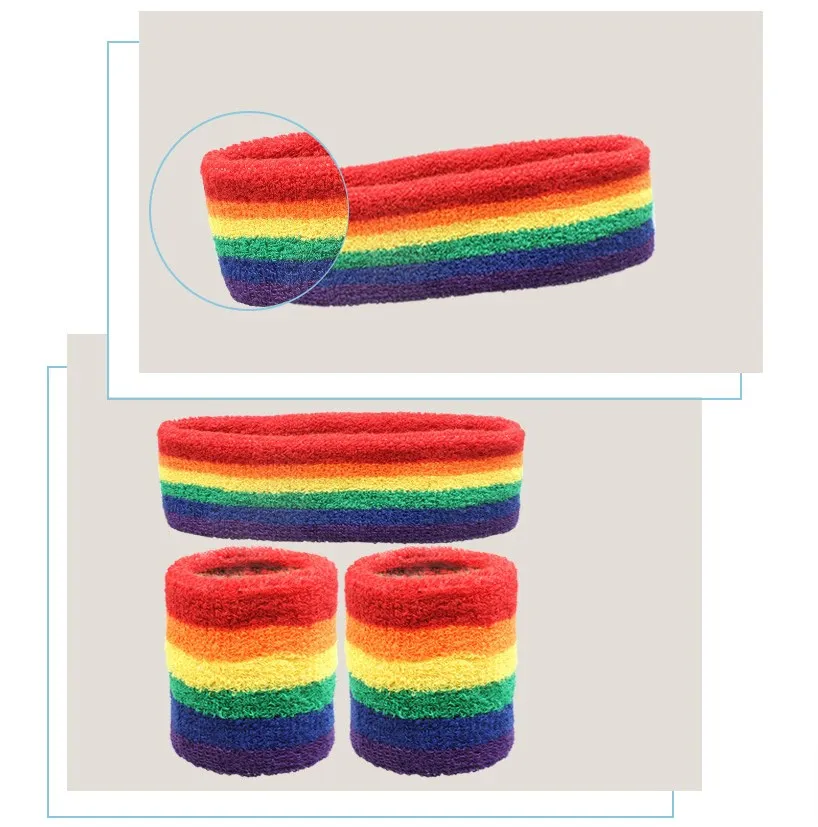 แฟชั่นกีฬาแถบคาดศีรษะและสายรัด - Sweat Band Wrist บทวิจารณ์และราคา