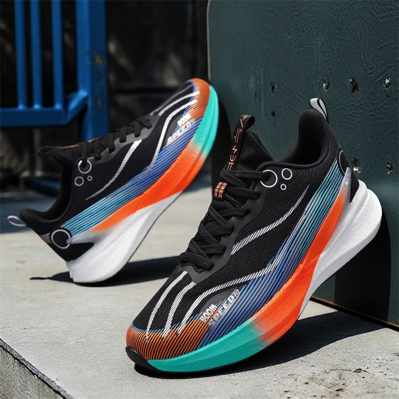 รองเท้าวิ่งผู้ชายดีไซน์ทันสมัย - Running Shoe Carbon บทวิจารณ์และราคา